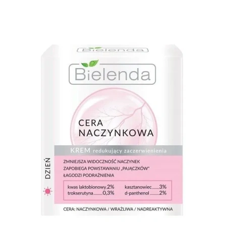 BIELENDA Cera Naczynkowa krem do twarzy redukujący zaczerwienienia 50ml