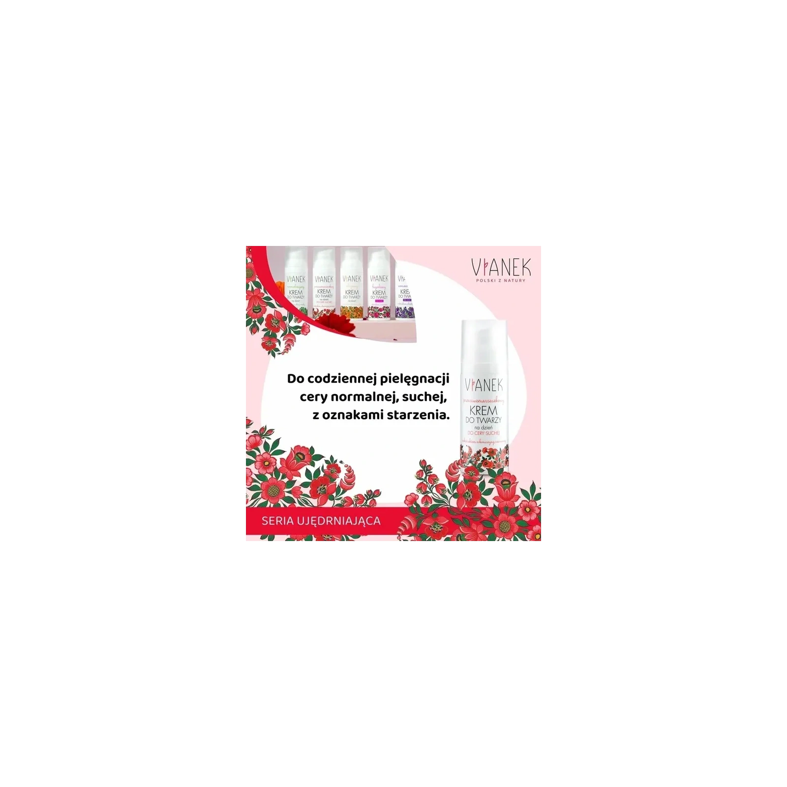 SYLVECO Vianek Przeciwzmarszczkowa krem do twarzy do cery suchej 50ml
