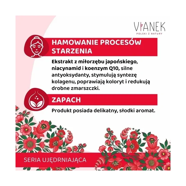 SYLVECO Vianek Przeciwzmarszczkowa krem do twarzy na noc 50ml