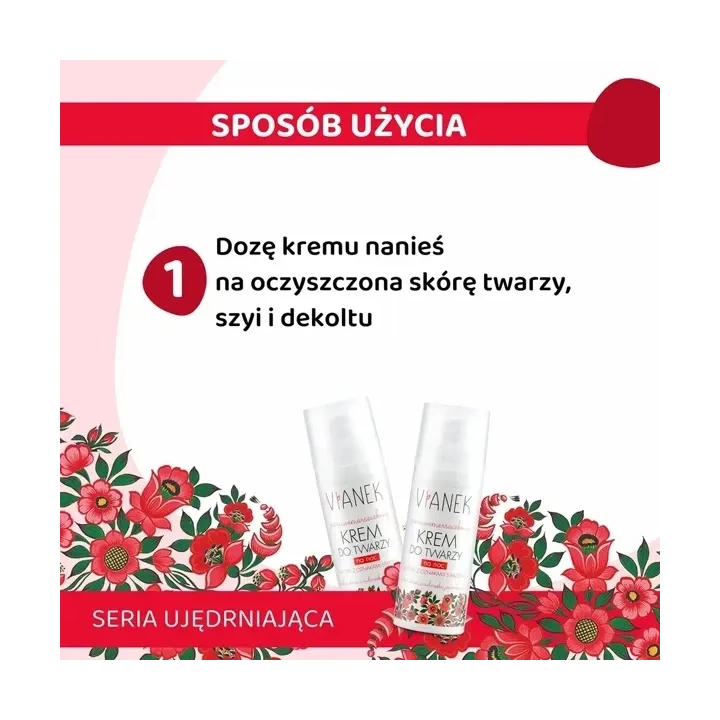 SYLVECO Vianek Przeciwzmarszczkowa krem do twarzy na noc 50ml