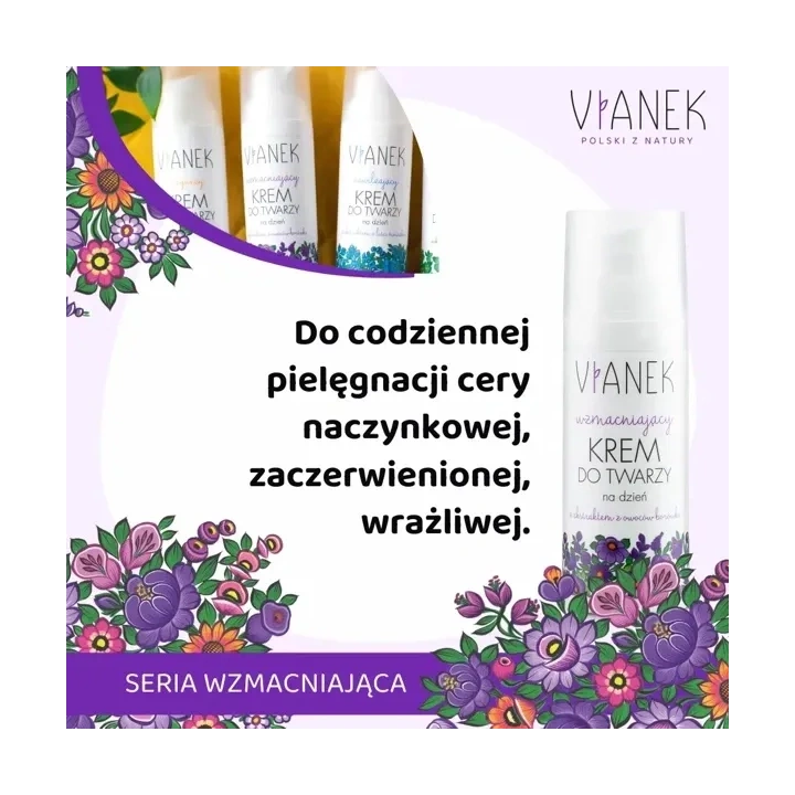 SYLVECO Vianek Wzmacniająca krem do twarzy na dzień 50ml