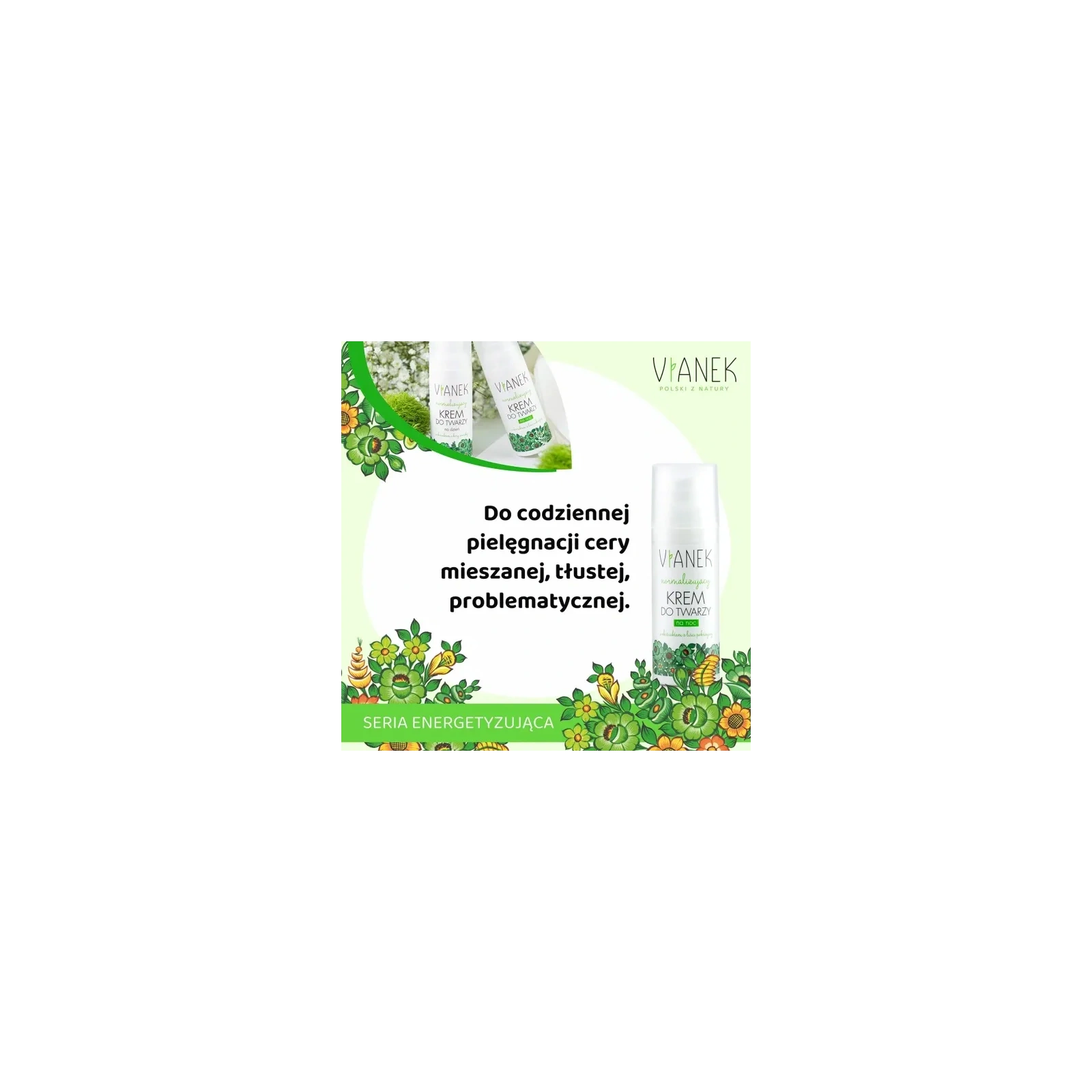 SYLVECO Vianek Normalizująca krem do twarzy na noc 50ml