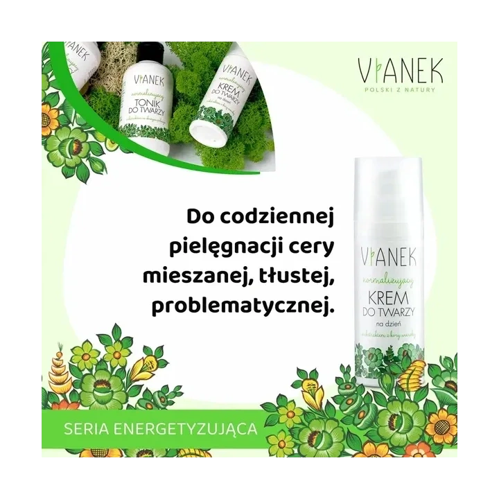 SYLVECO Vianek Normalizująca krem do twarzy na dzień 50ml