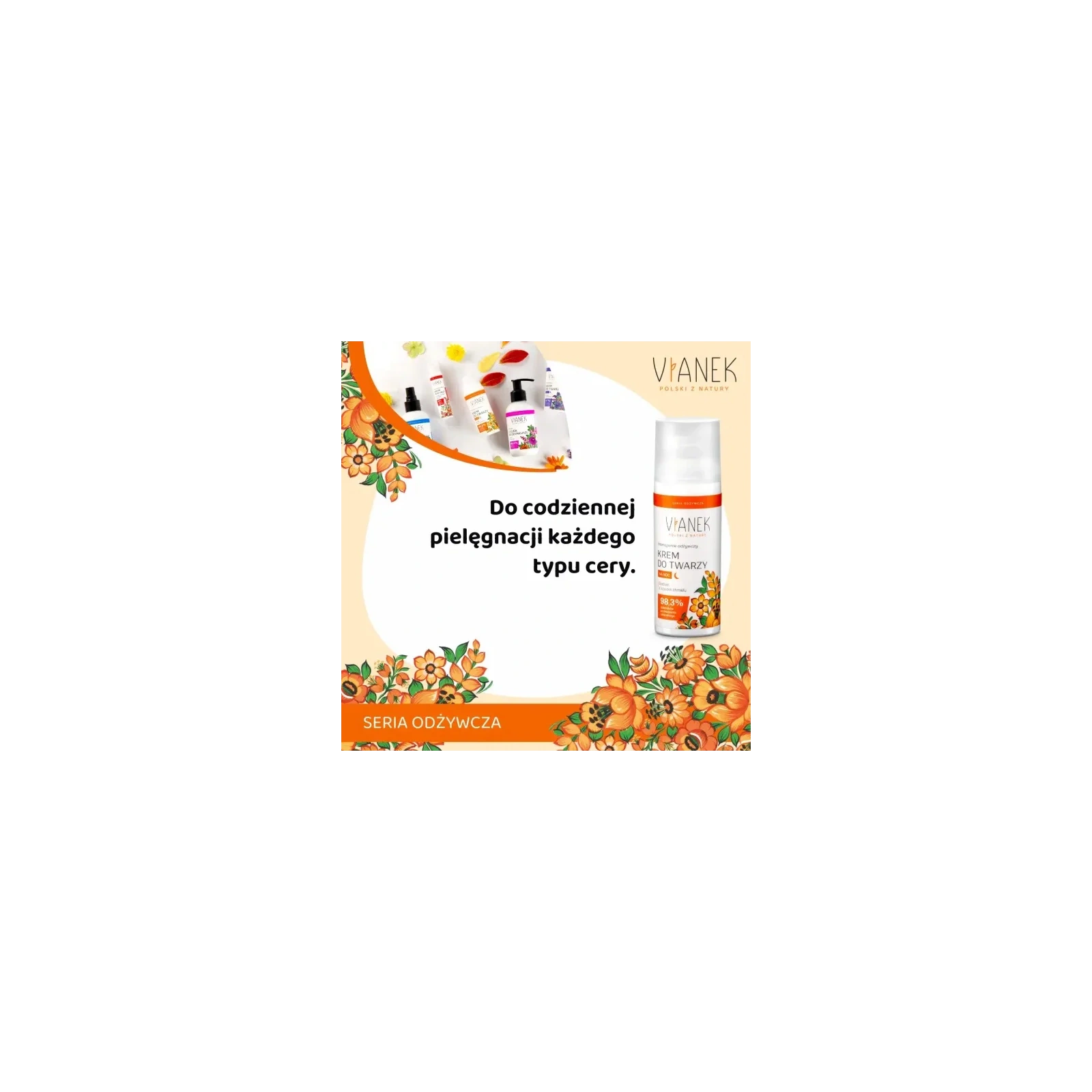SYLVECO Vianek Odżywcza krem do twarzy na noc 50ml