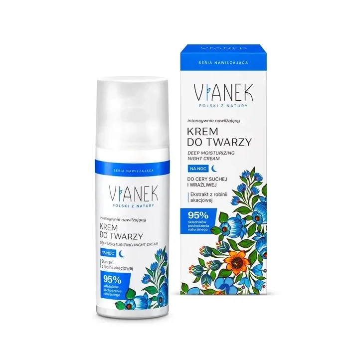 SYLVECO Vianek Nawilżająca krem do twarzy na noc 50ml