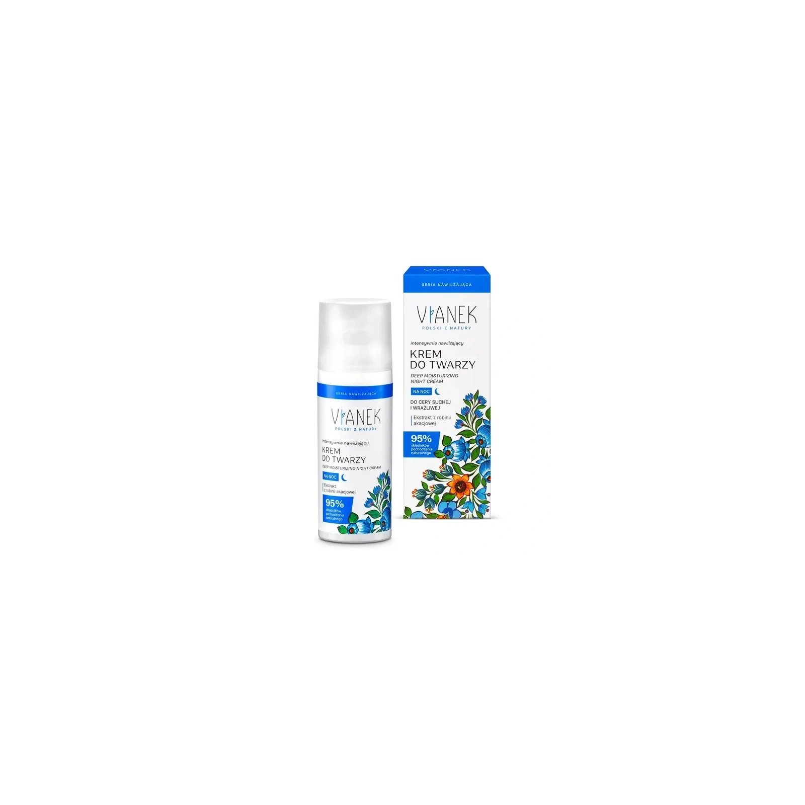 SYLVECO Vianek Nawilżająca krem do twarzy na noc 50ml