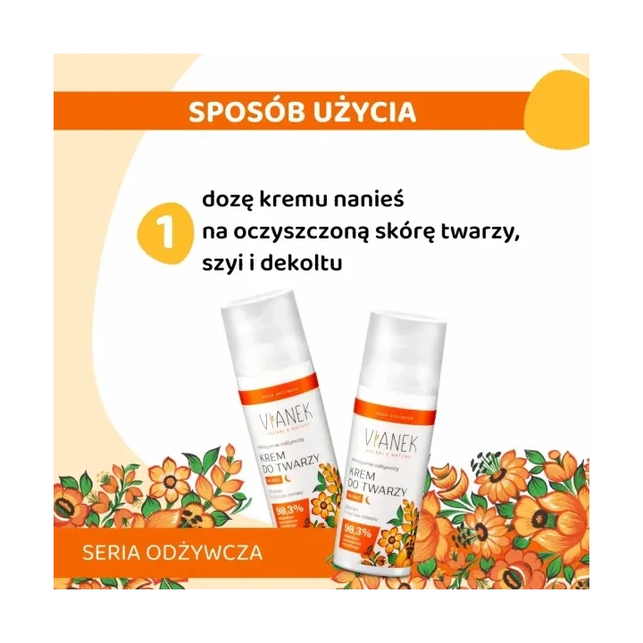 SYLVECO Vianek Odżywcza krem do twarzy na noc 50ml