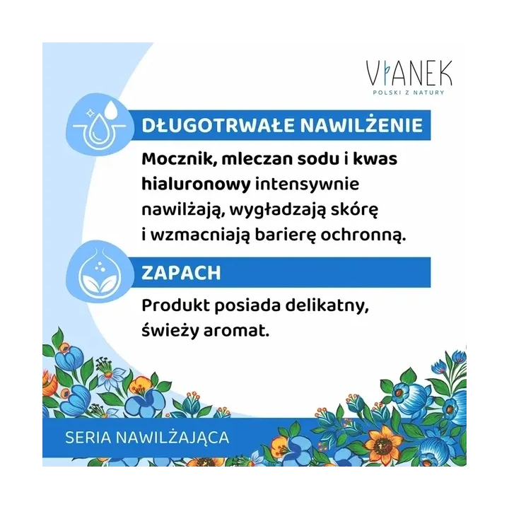 SYLVECO Vianek Nawilżająca krem do twarzy na noc 50ml