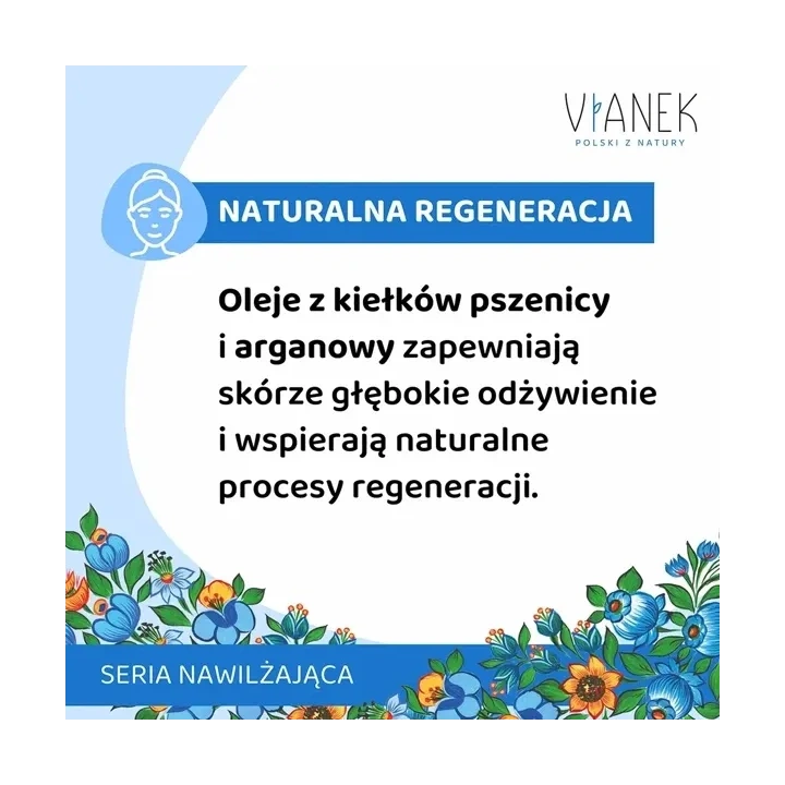 SYLVECO Vianek Nawilżająca krem do twarzy na noc 50ml