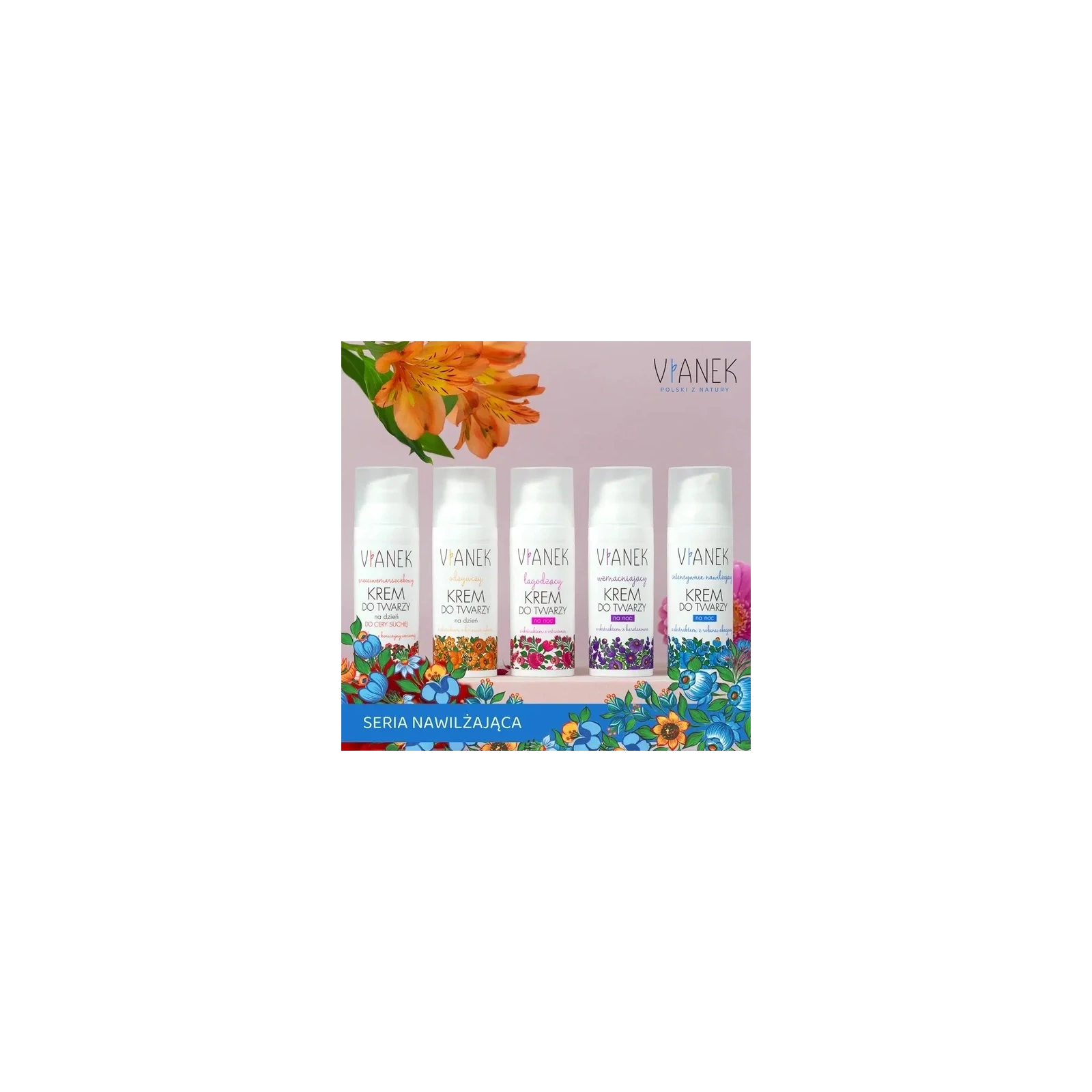 SYLVECO Vianek Nawilżająca krem do twarzy na noc 50ml