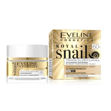 EVELINE Royal Snail 60+ skoncentrowany krem do twarzy ultra naprawczy 50ml