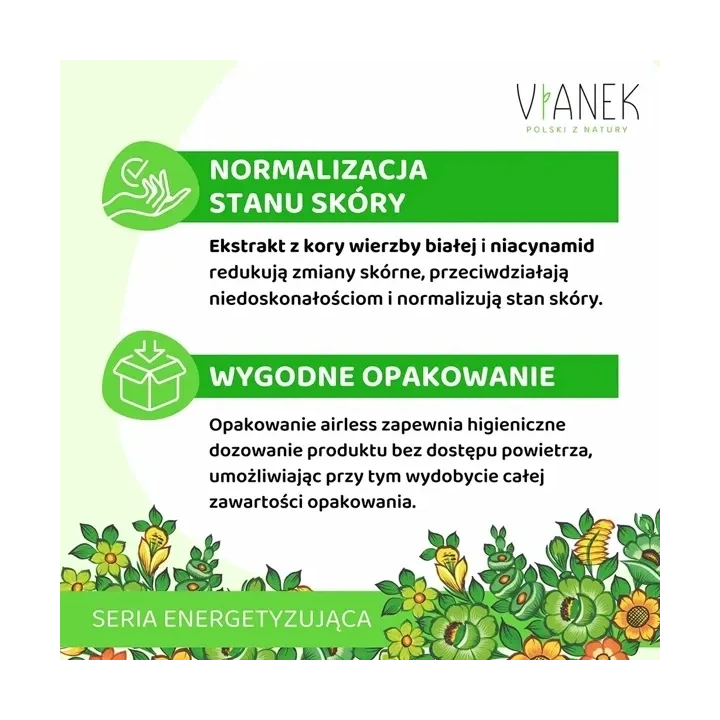 SYLVECO Vianek Normalizująca krem do twarzy na dzień 50ml