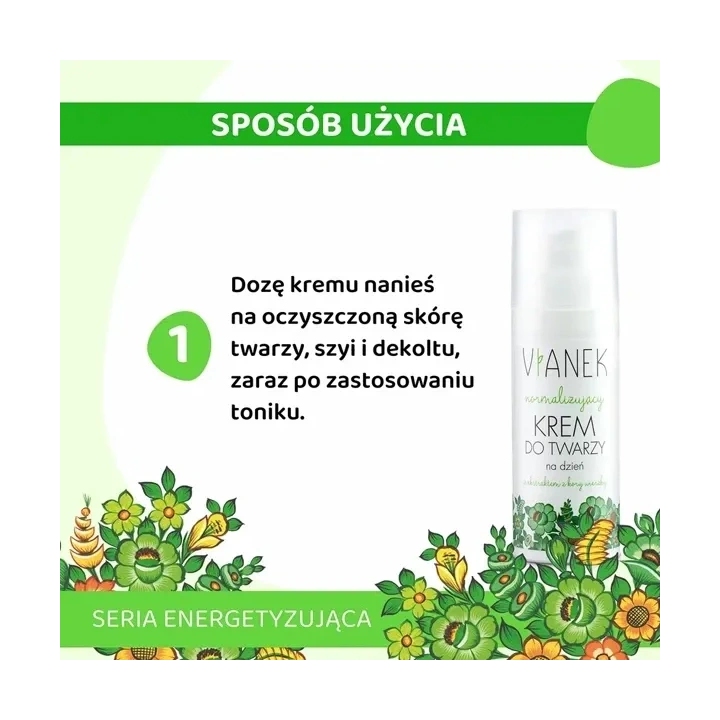 SYLVECO Vianek Normalizująca krem do twarzy na dzień 50ml
