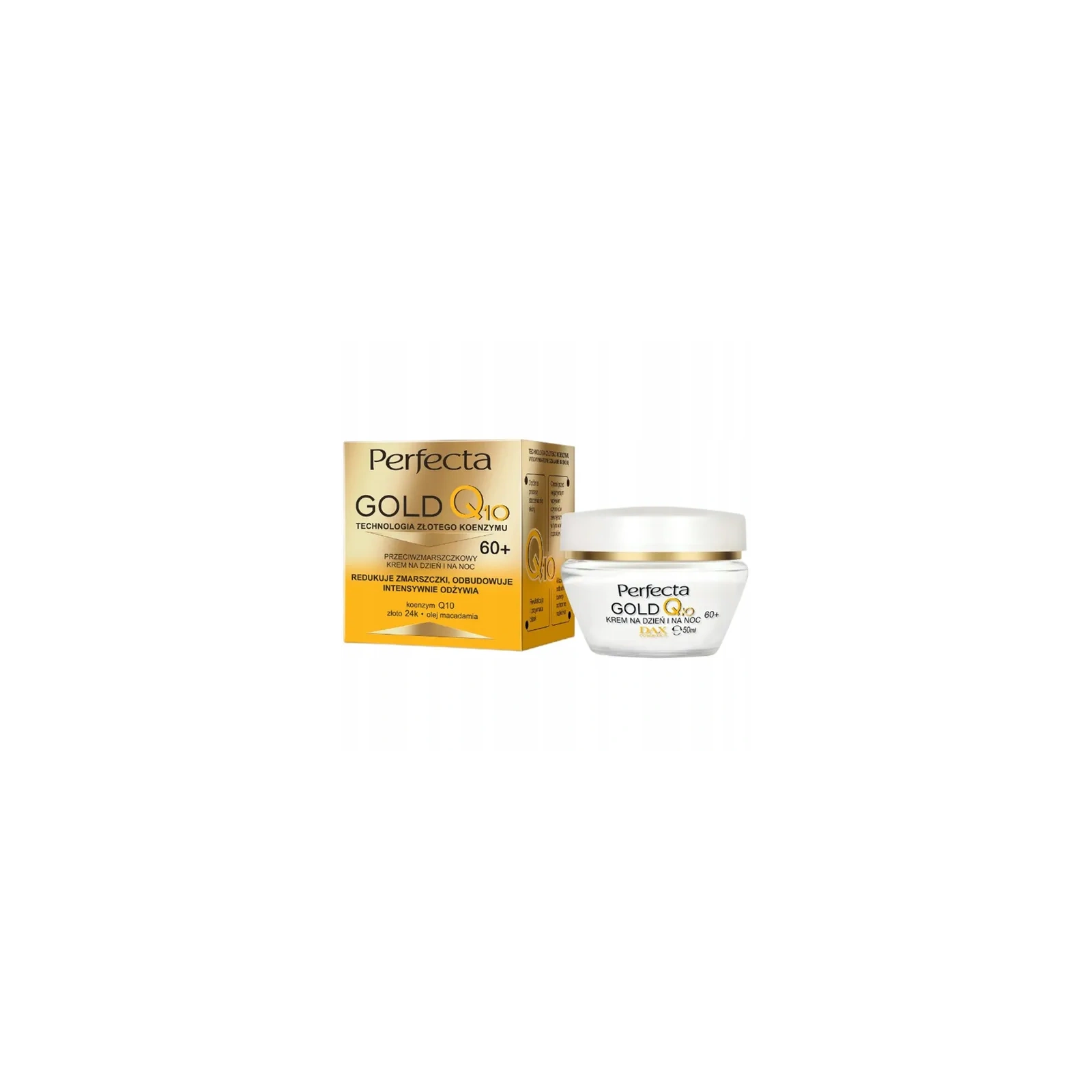 DAX Perfecta Gold Q10 krem do twarzy przeciwzmarszczkowy 60+ 50ml