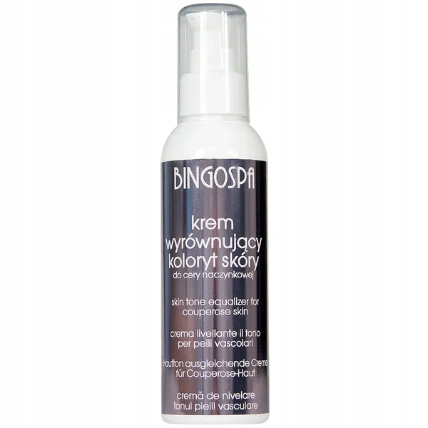 BINGOSPA BINGOSPA krem do twarzy wyrównujący koloryt skóry do cery naczynkowej 135g