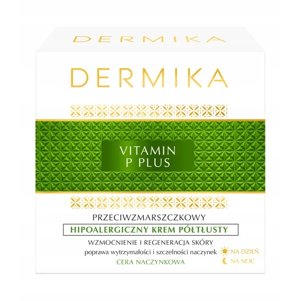 DERMIKA Vitamin P Plus półtłusty krem do twarzy hipoalergiczny 50ml
