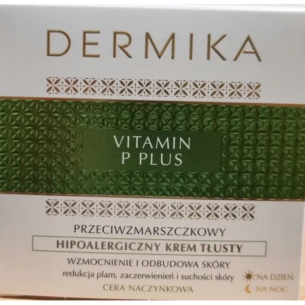 DERMIKA Vitamin P Plus tłusty krem do twarzy hipoalergiczny 50ml