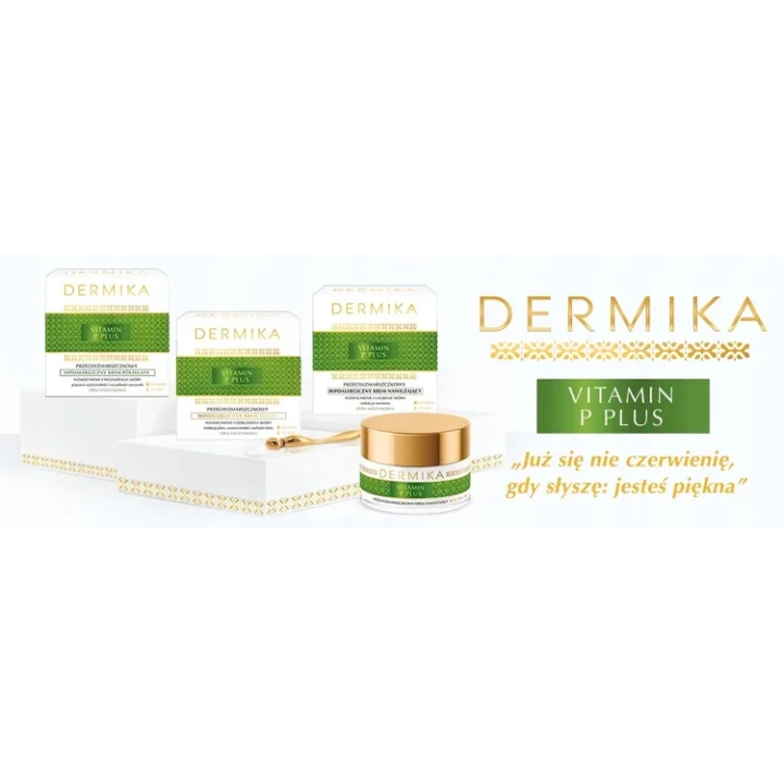 DERMIKA Vitamin P Plus półtłusty krem do twarzy hipoalergiczny 50ml