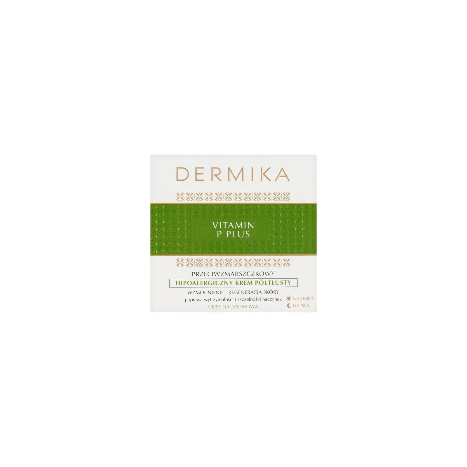DERMIKA Vitamin P Plus półtłusty krem do twarzy hipoalergiczny 50ml