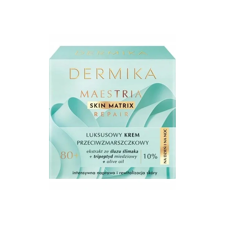 DERMIKA Maestria krem do twarzy przeciwzmarszczkowy na dzień i noc 80+ 50ml