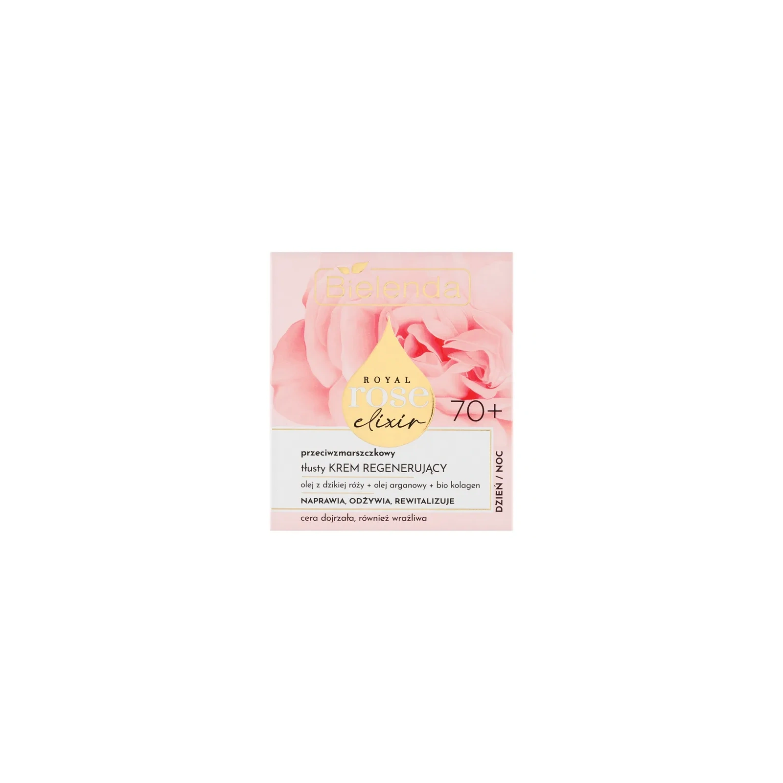 BIELENDA Royal Rose Elixir krem do twarzy regenerujący 70+ Dzień Noc 50ml