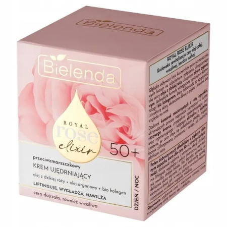 BIELENDA Royal Rose Elixir krem do twarzy ujędrniający 50+ Dzień Noc 50ml