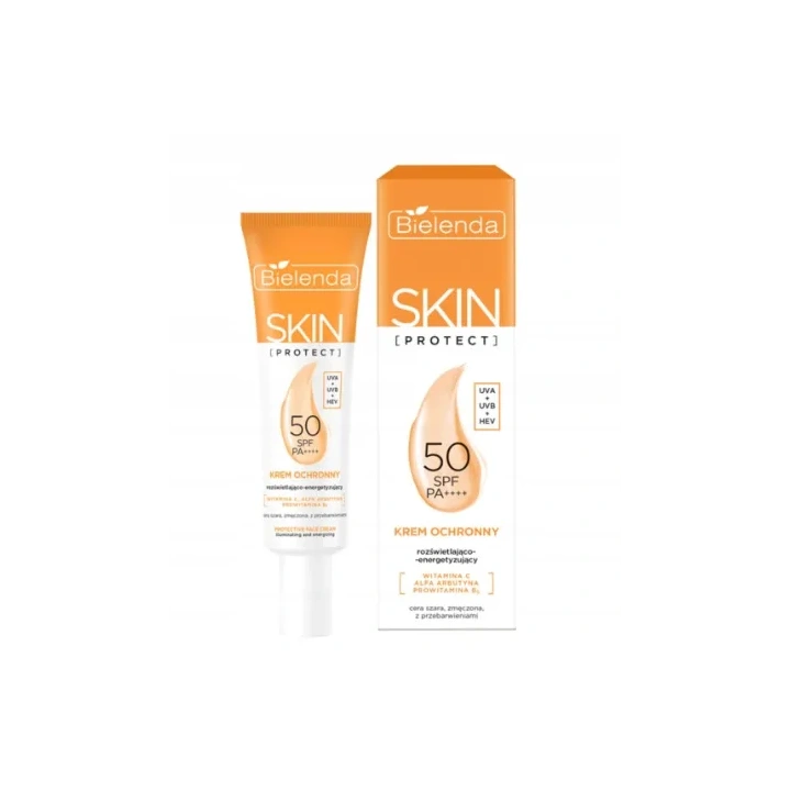 BIELENDA Skin Protect krem do twarzy ochronny energetyzujący SPF 50 40ml