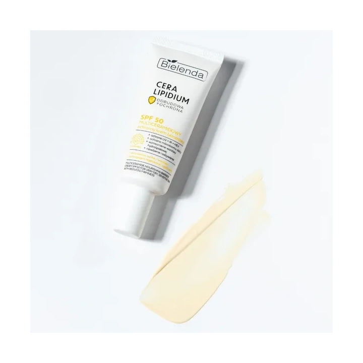 BIELENDA Cera Lipidium krem do twarzy multiceramidowy ochronny SPF 50 30ml