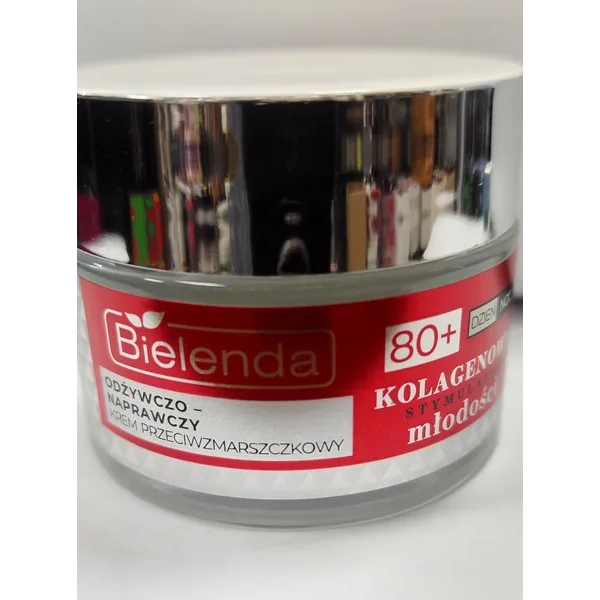 BIELENDA Kolagenowy Stymulator Młodości krem do twarzy dzień i noc 80+ 50ml