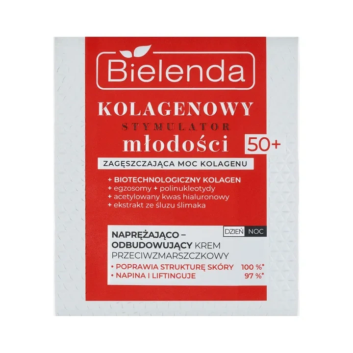 BIELENDA krem do twarzy odbudowujący przeciwzmarszczkowy 50+ 50ml