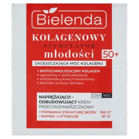 BIELENDA krem do twarzy odbudowujący przeciwzmarszczkowy 50+ 50ml