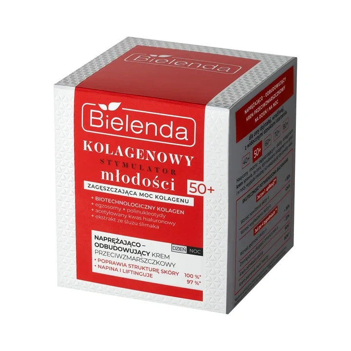 BIELENDA krem do twarzy odbudowujący przeciwzmarszczkowy 50+ 50ml
