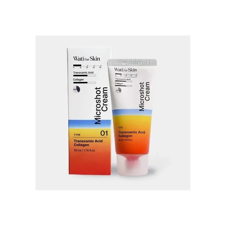 WATI FOR SKIN Microshot Cream krem do twarzy Tranexamic Acid Collagen 50ml
