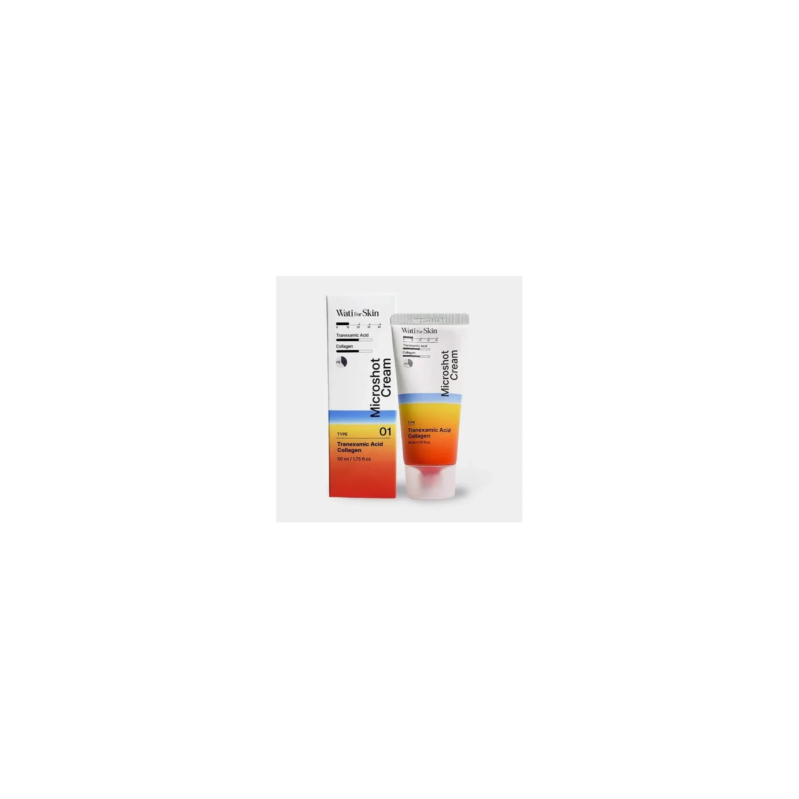WATI FOR SKIN Microshot Cream krem do twarzy Tranexamic Acid Collagen 50ml
