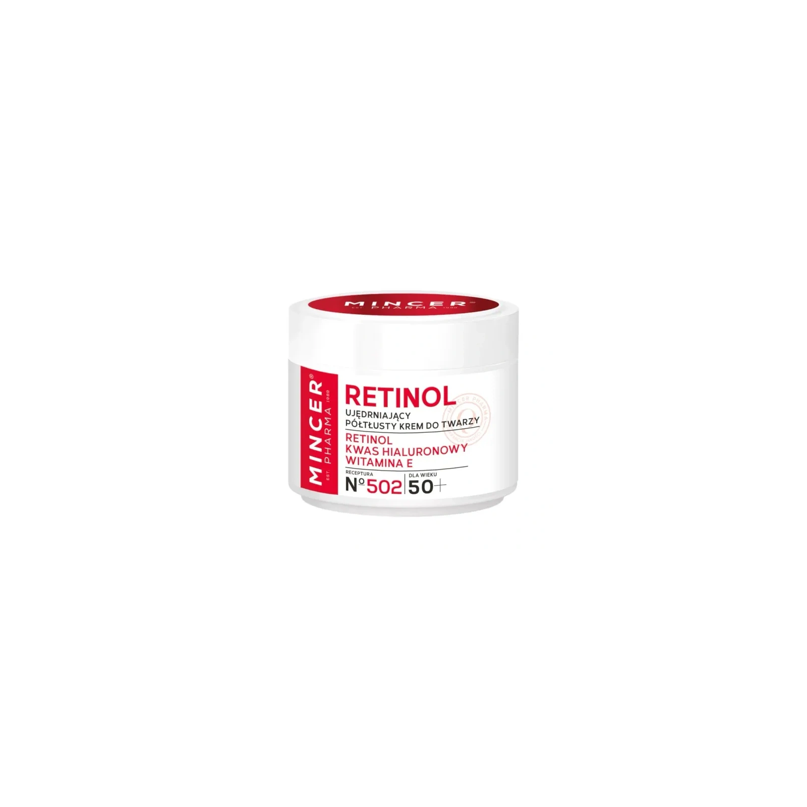 MINCER PHARMA Retinol tłusty krem do twarzy 60+ 50ml