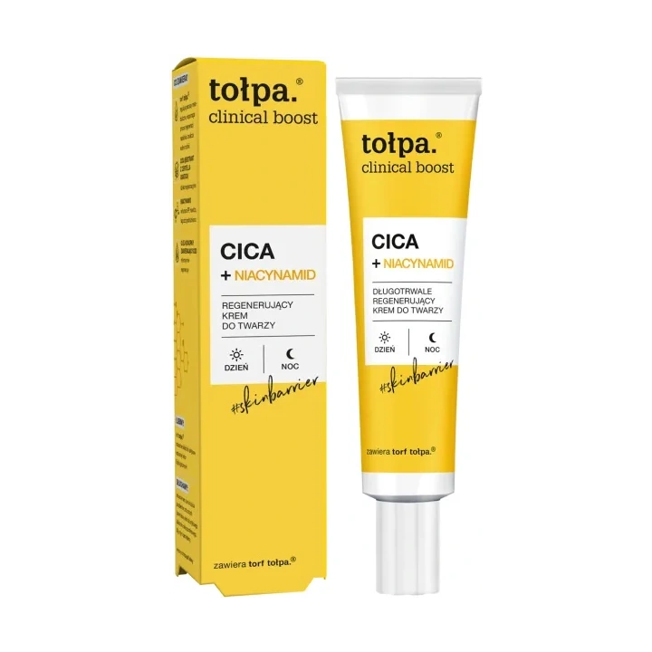 TOŁPA Clinical Boost regenerujący krem do twarzy Cica+Niacynamid 40ml