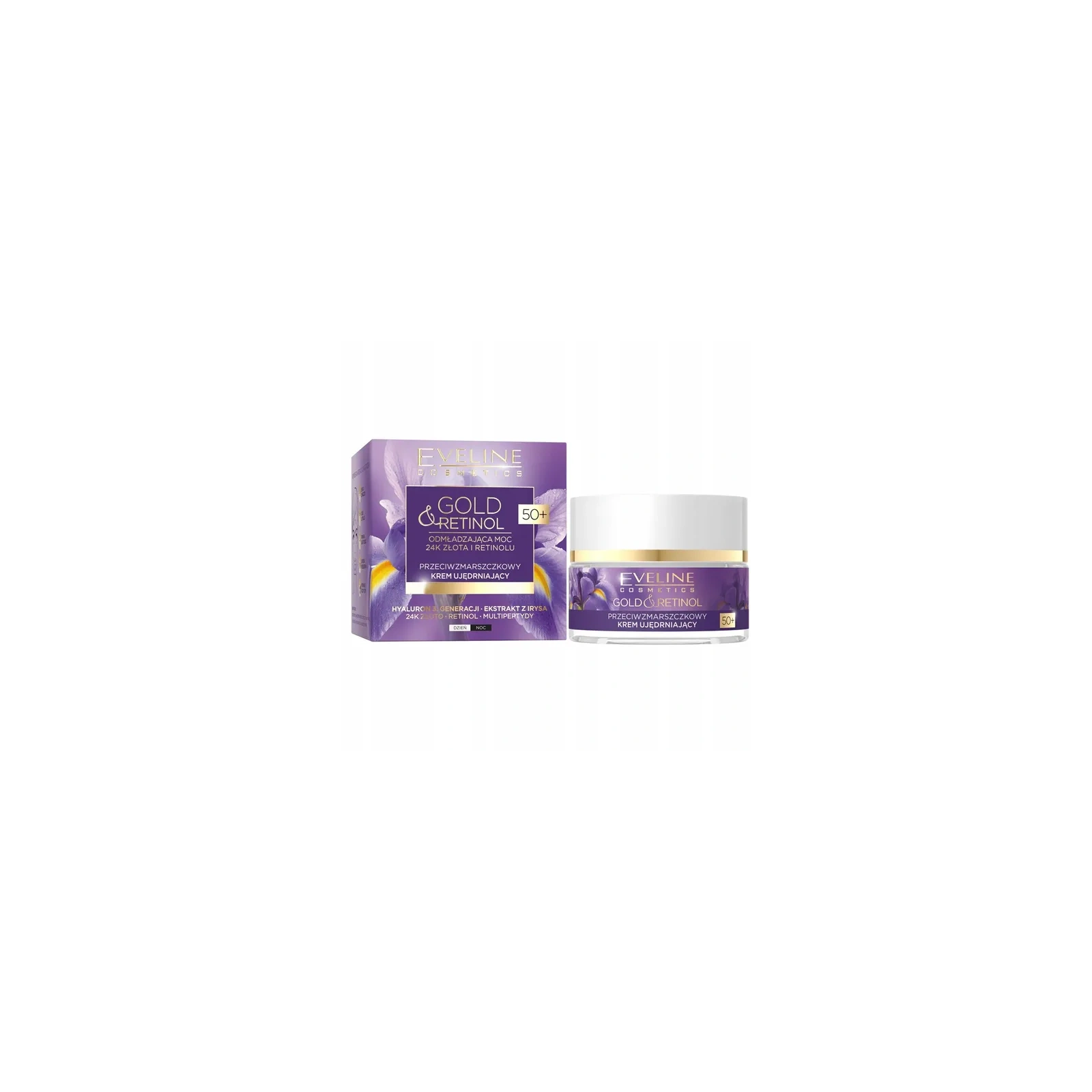 EVELINE Gold & Retinol krem do twarzy ujędrniający 50+ 50ml