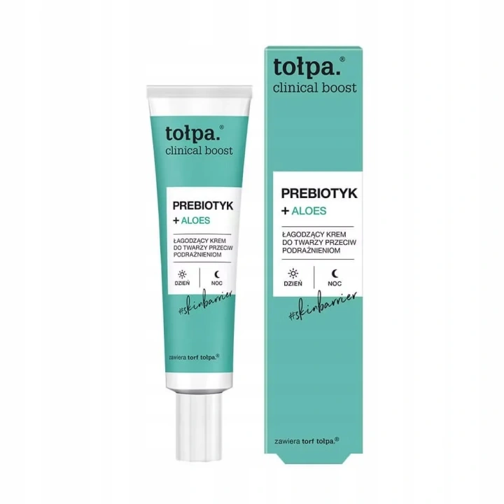 TOŁPA Clinical Boost Prebiotyk+Aloes krem do twarzy przeciw podrażnieniom 40ml