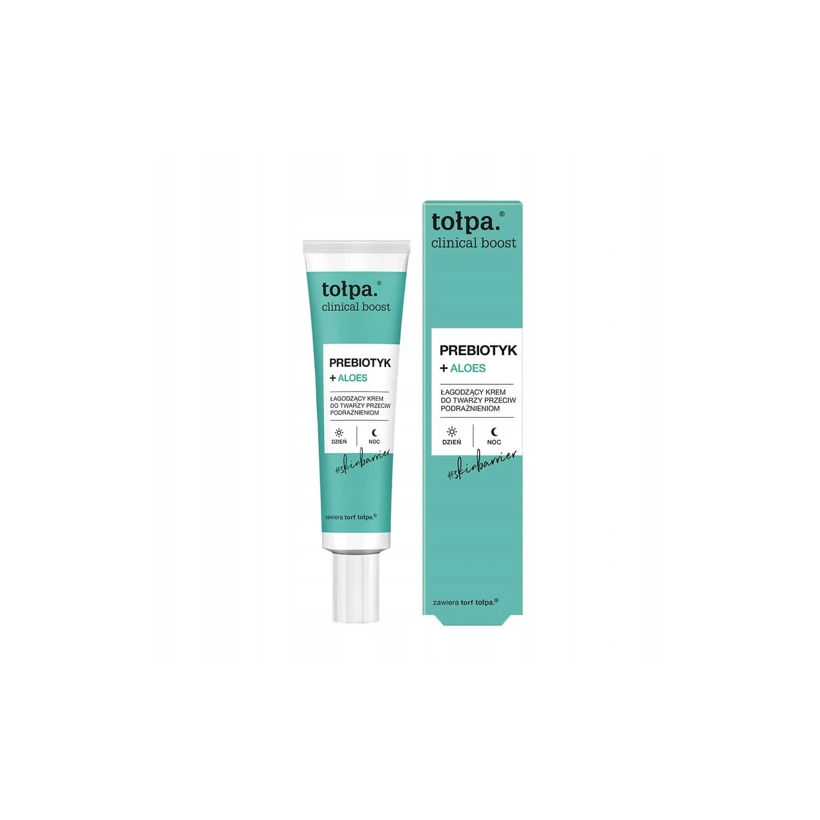 TOŁPA Clinical Boost Prebiotyk+Aloes krem do twarzy przeciw podrażnieniom 40ml