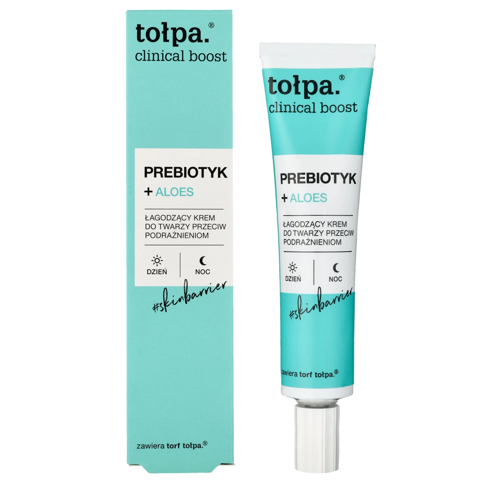TOŁPA Clinical Boost Prebiotyk+Aloes krem do twarzy przeciw podrażnieniom 40ml
