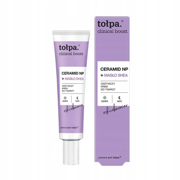 TOŁPA Clinical Boost Ceramid NP+Masło Schea krem do twarzy odżywczy 40ml