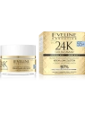 EVELINE 24K Gold&Caviar silnie przeciwzmarszczkowy krem do twarzy z 24K złotem 55+ 50ml