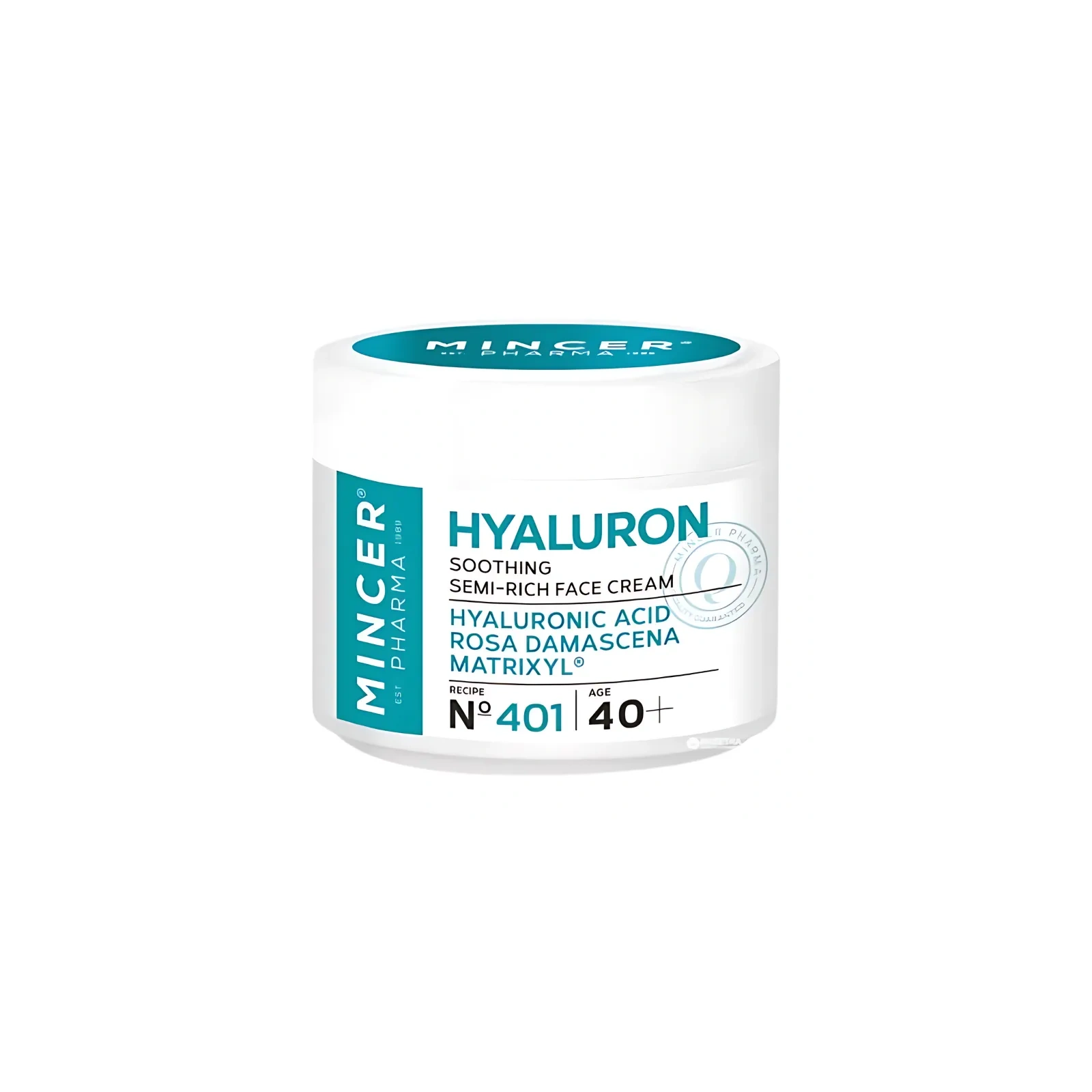 MINCER PHARMA Hyaluron łagodzący krem do twarzy 40+ 50ml TERMIN 10-2026