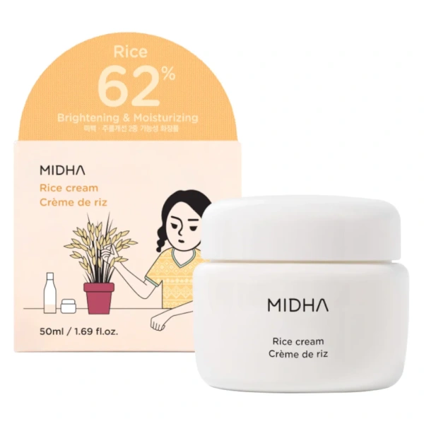 Midha MIDHA Rice To Meet You krem do twarzy z Ryżem 50ml