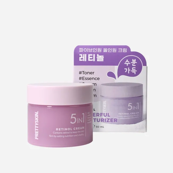 PRETTYSKIN krem do twarzy 5w1 z RETINOLEM 50ml