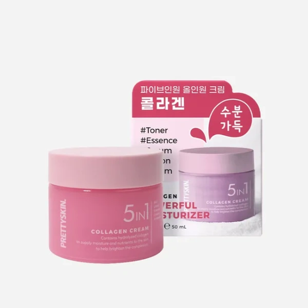 PRETTYSKIN krem do twarzy 5w1 z KOLAGENEM 50ml