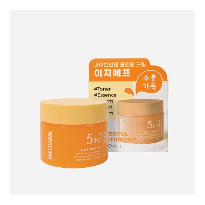 PRETTYSKIN krem do twarzy 5w1 z EGF 50ml