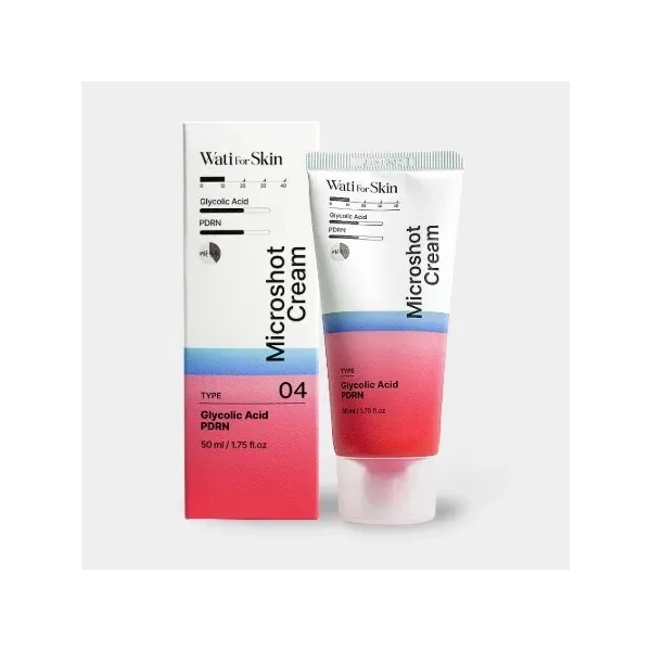 WATI FOR SKIN Microshot Cream krem do twarzy Glycolic Acid PDRN 50ml