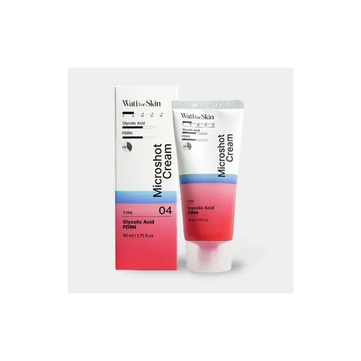 WATI FOR SKIN Microshot Cream krem do twarzy Glycolic Acid PDRN 50ml