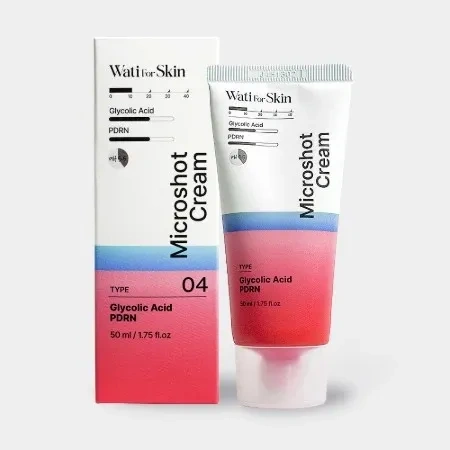 WATI FOR SKIN Microshot Cream krem do twarzy Glycolic Acid PDRN 50ml
